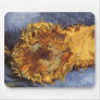 Two Cut Sunflowers by Vincent van Gogh Mousepads