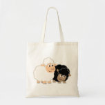 Two Cute Cartoon Sheep Bag bags