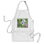 Two Delicate Mallow Flowers Aprons
