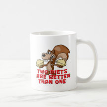 Two Diets Coffee Mugs