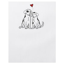 Two Dogs Puppy Love Flyer