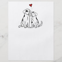 Two Dogs Puppy Love Flyer