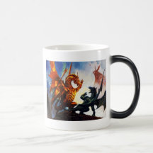 Two Dragons On A Mug