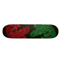 Two Dragons Skate Board Deck