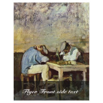 Two Drunks By Grigorescu Nicolae (Best Quality) Flyer