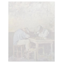 Two Drunks By Grigorescu Nicolae (Best Quality) Customized Letterhead