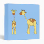 Two Giraffes. Cartoon Binders