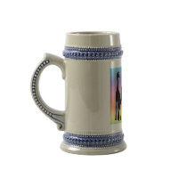 TWO GIRAFFES IN SILHOUETTE #2 MUG
