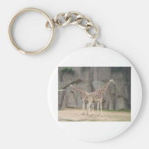 Two Giraffes Keychains