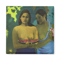 Two Girls, Paul Gauguin Refrigerator Magnets
