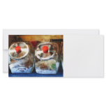 Two Glass Cookie Jars Rack Card