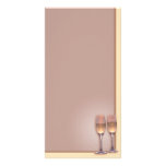 Two Glasses Customized Photo Card
