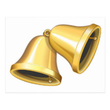 Two Gold Bells Post Card