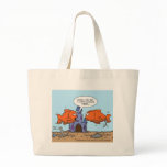 Two Goldfish--Friendship Canvas Bag