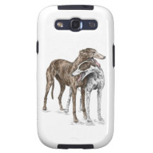 Two Greyhound Dog Friends Samsung Galaxy S3 Cover