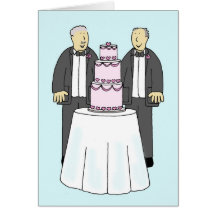 Two grooms and a civil union cake. cards