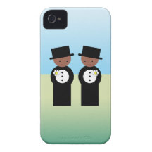 Two grooms Case-Mate iPhone 4 cases