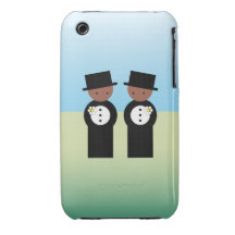 Two grooms iPhone 3 Case-Mate case