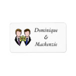 Two Grooms Labels