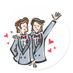 Two Grooms stickers