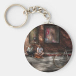 Two Guys and a Dog Key Chain