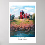 Two Harbors Lighthouse Poster