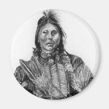 Two Hatchet, Kiowa Magnet