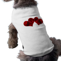 Two hearts Beating As One Doggie T-shirt