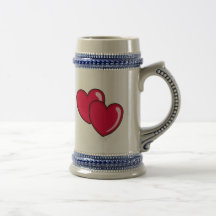 Two Hearts Coffee Mugs