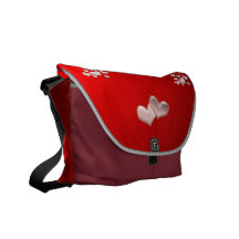 Two hearts forever commuter bags