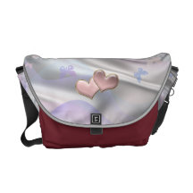 Two hearts forever commuter bags