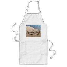 Two Hearts In The Sand Apron