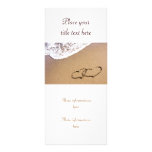Two Hearts In The Sand Custom Rack Card