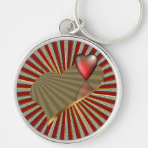 Two Hearts Key Chains