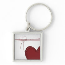 Two Hearts Key Chains