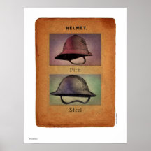 Two Helmets Posters