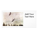 Two Herons Flying Photo Customized Photo Card