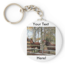 Two Horses! Key Chain
