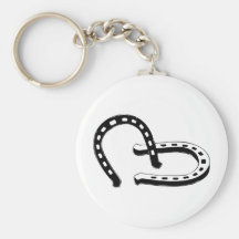 Two Horseshoes Key Chains