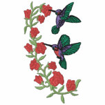 Two Hummingbirds embroidered shirts