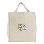 Two Hummingbirds for Mom embroidered bags