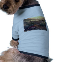 Two hungry female lions dog tshirt