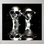 Two images one mirror poster