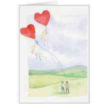 Two in Love - Note Card