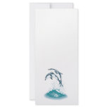 two jumping dolphins personalized rack card