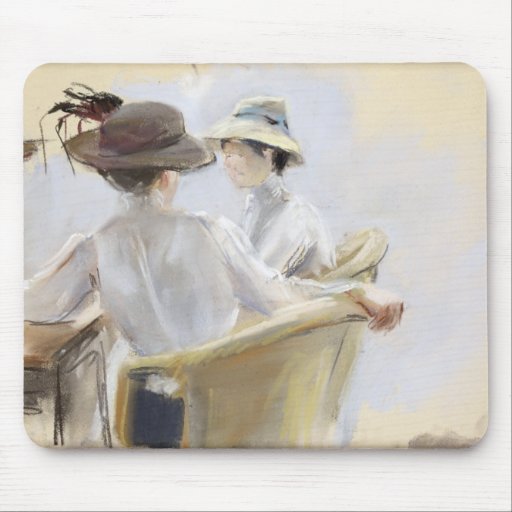 Two Ladies by the Water Mousepad