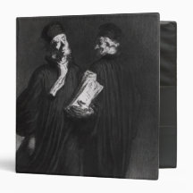 Two Lawyers, c.1862 Vinyl Binder