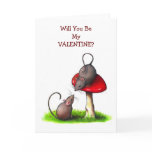 Two Little Mice and a Toadstool: Valentine
