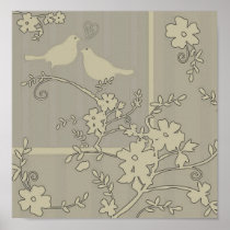 Two Love Birds ~ Poster / Print