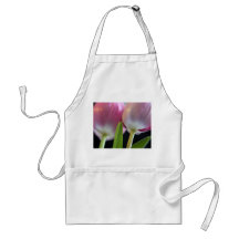 Two Lovely Pink Tulips Apron